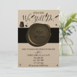 Det gör vi fortfarande | Förnyelse av Bröllop-årsd Inbjudningar