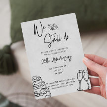 Det gör vi fortfarande | Svart minimalistisk 25-år