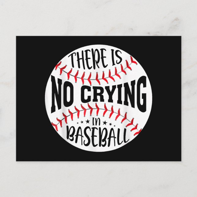 Det Gråter inte i Baseball Vykort (Framsida)