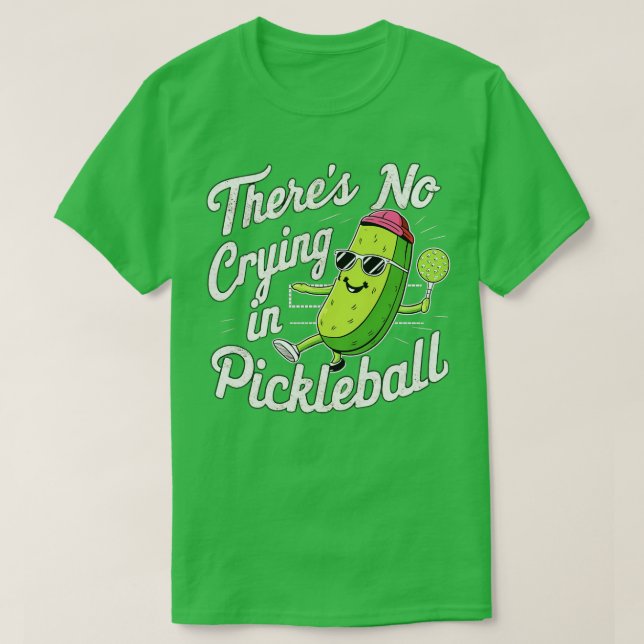 Det Gråter inte i Pickleball 2 T Shirt (Design framsida)