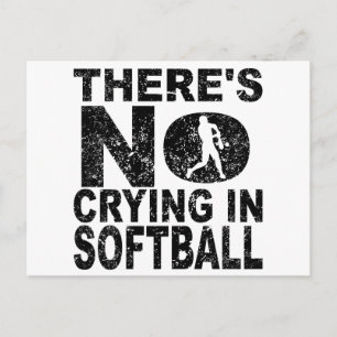 Det Gråter inte i Softball Vykort