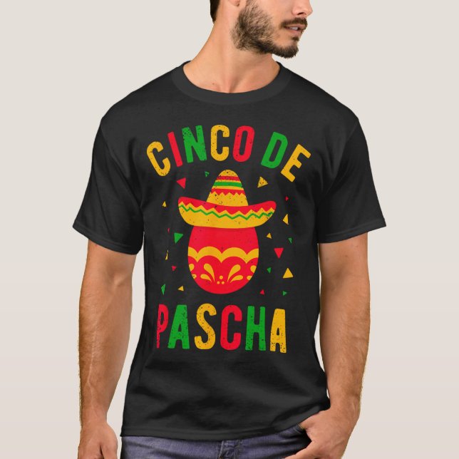 Det grekiska ortodoxa Påskägget Kalo Pascha Cinco T Shirt (Framsida)