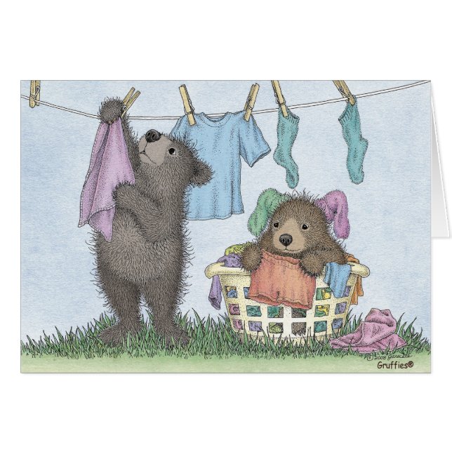 Det Gruffies® kortet Hälsningskort (Framsidan Horizontal)