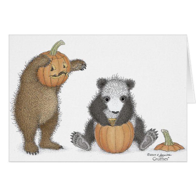 Det Gruffies® kortet Hälsningskort (Framsidan Horizontal)