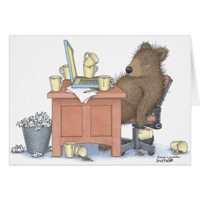 Det Gruffies® kortet Hälsningskort (Framsidan Horizontal)