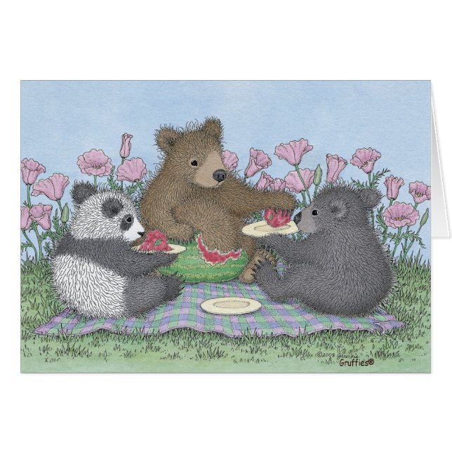 Det Gruffies® kortet Hälsningskort (Framsidan Horizontal)