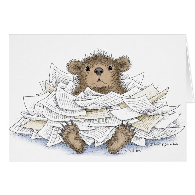 Det Gruffies® kortet Hälsningskort (Framsidan Horizontal)