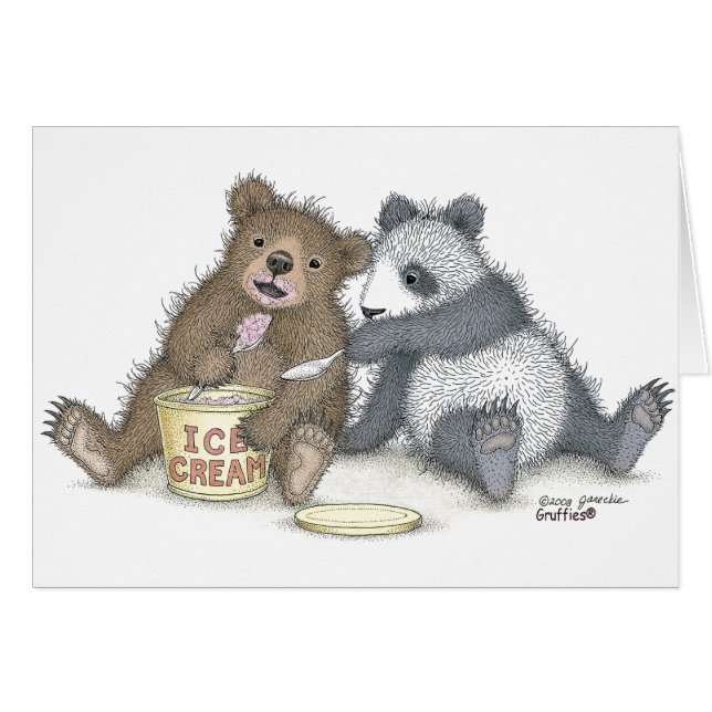 Det Gruffies® kortet Hälsningskort (Framsidan Horizontal)