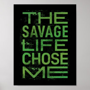 Det grymma livet valde mig poster