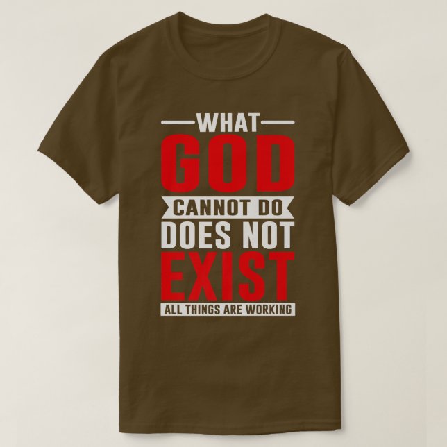 Det Gud inte kan göra, NSPPD Prayer Pre. T Shirt (Design framsida)