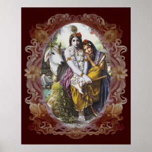 Det gudomliga attraktiva paret poster