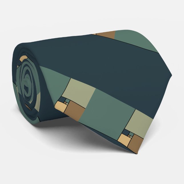 Det guld- förhållandet kvadrerar (neutralter) slips (Rullad)