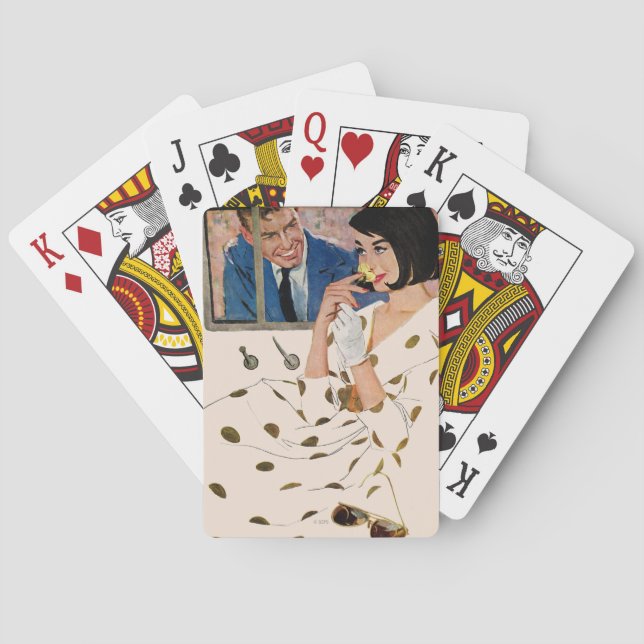 Det guld- steg kortlek (Baksidan)