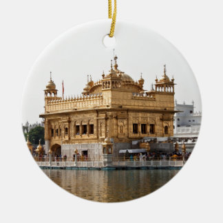Det guld- tempelet i Amritsar Julgransprydnad Keramik