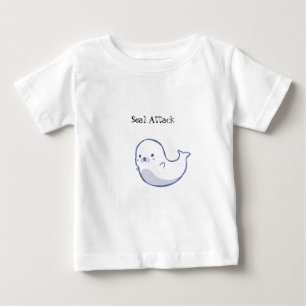 Det gulliga barnet förseglar varelsen för havet t shirt