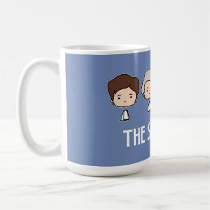 Det gulliga Kawaii Chibi för Supremes kvinna Kaffemugg