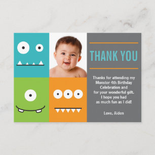 Det gulliga monster vänder mot tack