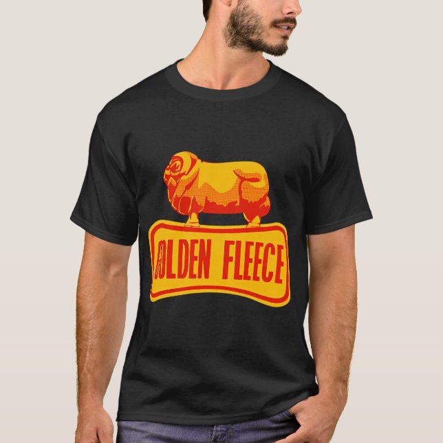 det gyllene skinnet t shirt (Framsida)