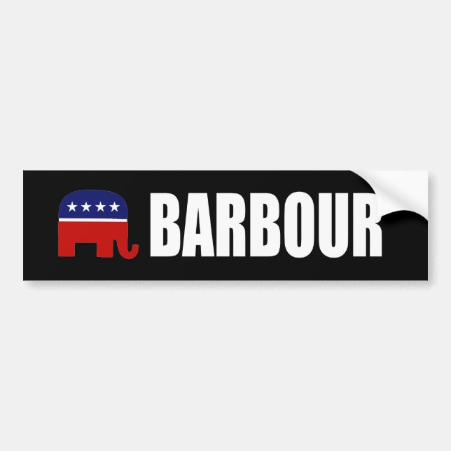 Det HALEY BARBOUR valet utrustar Bildekal (Framsidan)