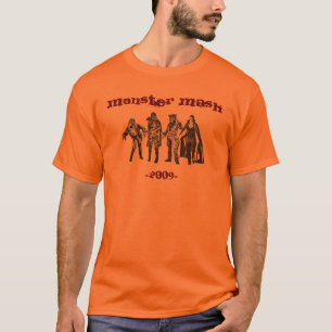 Det Halloween monster mosar klassikertecken T-shirt