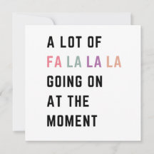 Det händer en massa fa la la la just nu