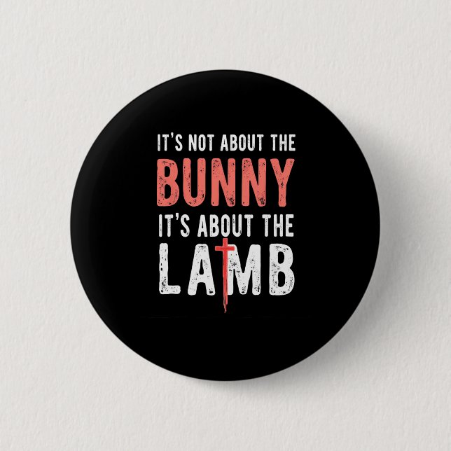 Det handlar inte om bunny om lamm Påsk Chr. Knapp (Framsida)