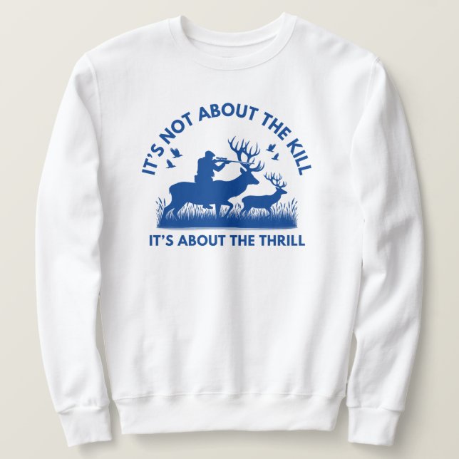 Det handlar inte om Dödan det handlar om Hjorten T Lång Ärmad Tröja (Design framsida)