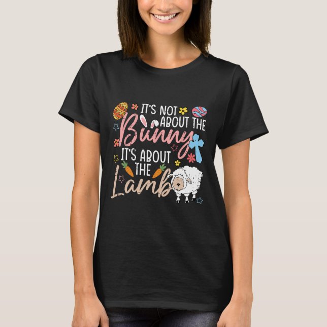 Det handlar inte om kaninen utan om lammet Gutt  T Shirt (Framsida)