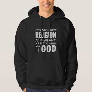 Det handlar inte om religiös trosbekännelse Andlig Hoodie
