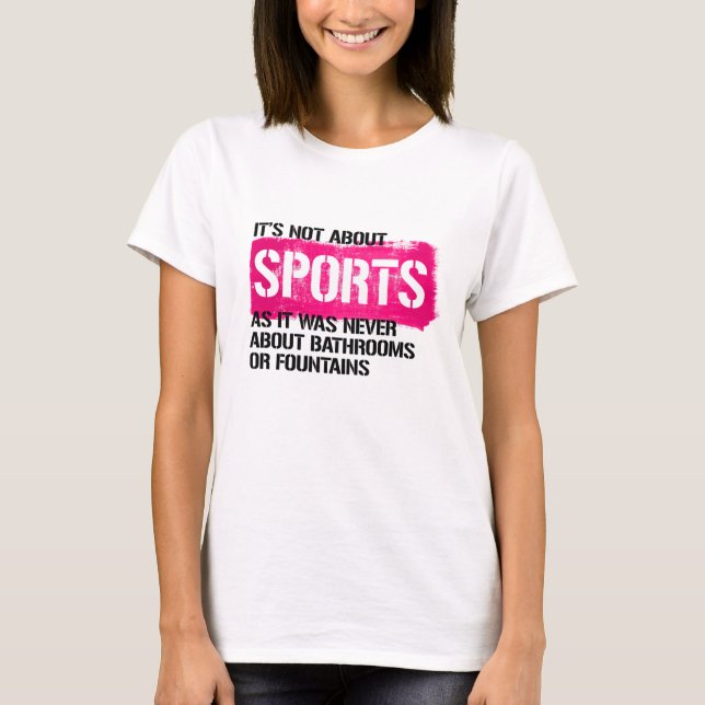 Det handlar inte om sport t shirt (Framsida)