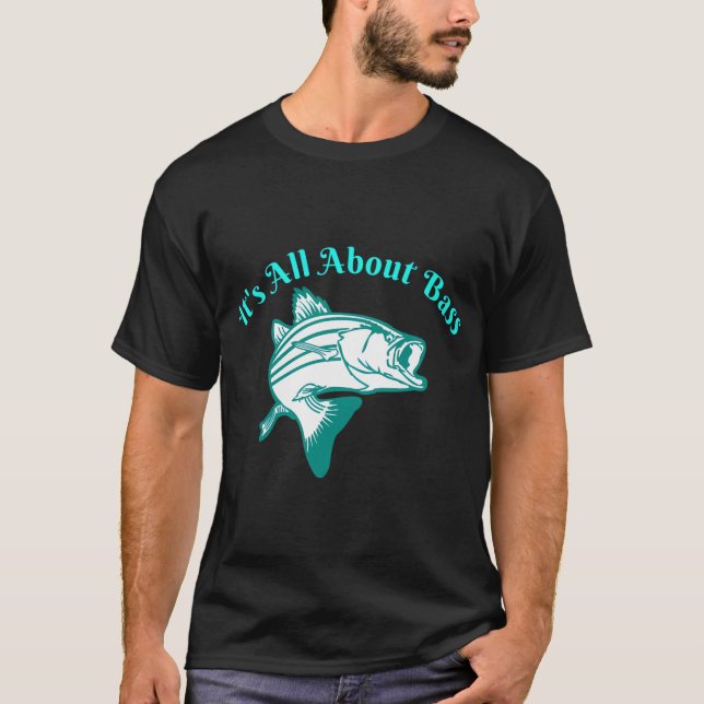Det handlar om abborre t shirt (Framsida)