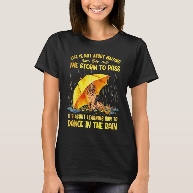 Det handlar om att lära sig dansa i regnet Blod T Shirt (Framsida)