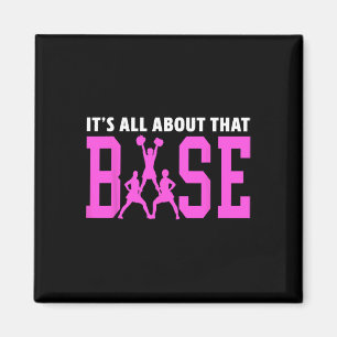 Det handlar om det Base Team Support Cheerleader Magnet