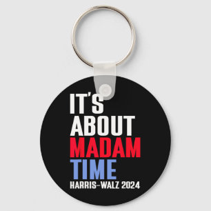 Det handlar om fru Time Kamala Harris Tim W 2024 Nyckelring