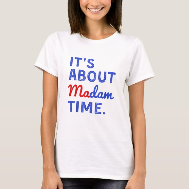 Det handlar om fru Time T Shirt (Framsida)