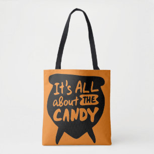 Det handlar om godiset Halloween Tygkasse