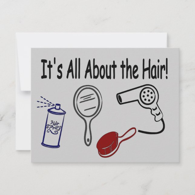 Det handlar om håret! (Framsida)