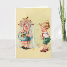 Det handlar om Kärlek. Vintage Art Valentindagen Helgkort