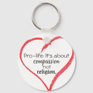 Det handlar om medlidande, inte religion.. nyckelring