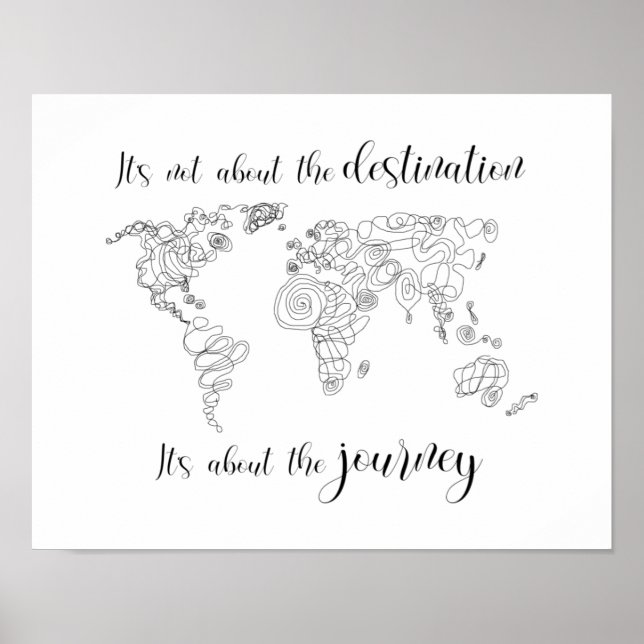Det handlar om resan, inte om målet. poster (Framsidan)