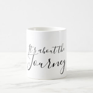 Det handlar om resan kaffemugg