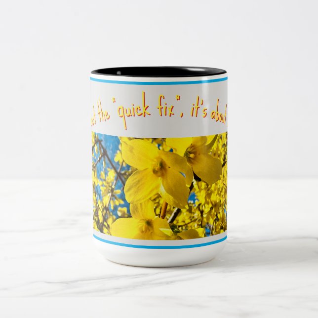 Det handlar om resan, Mug Två-Tonad Mugg (Center)