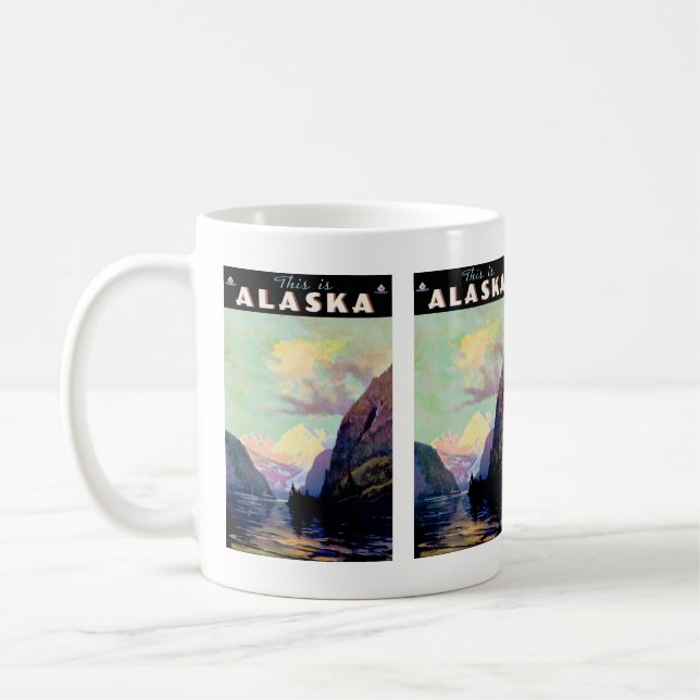 Det här är Alaska Coffee Mugg (Vänster)