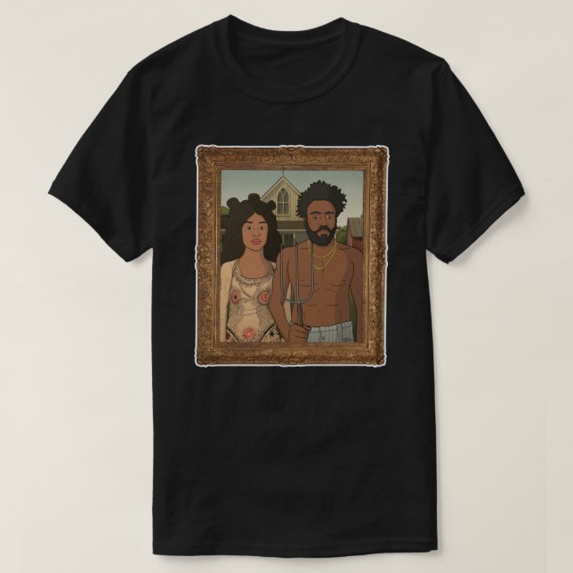 Det här är American Gothic Essential T-Shirt (Design framsida)
