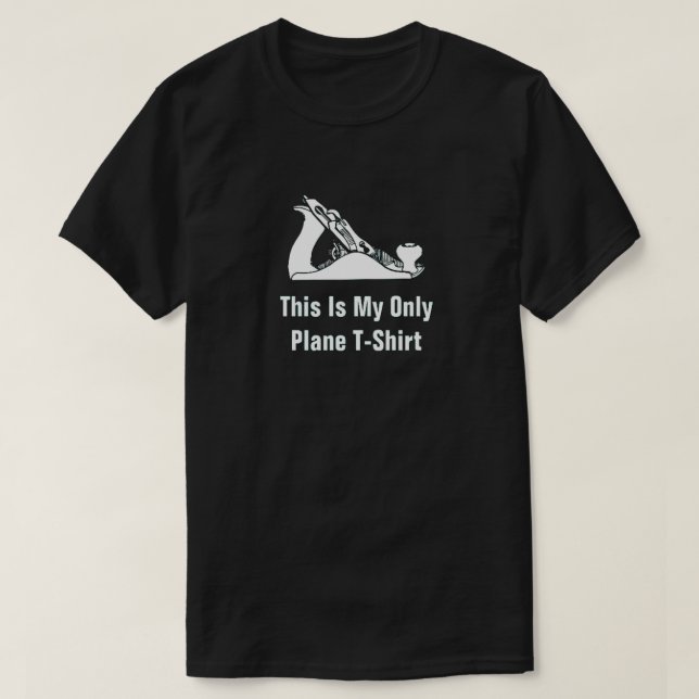 DET HÄR ÄR BARA FLYGPLAN T-SHIRT (Design framsida)