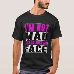 Det här är bara min Ansikte-funne Arg Ansikte T Shirt