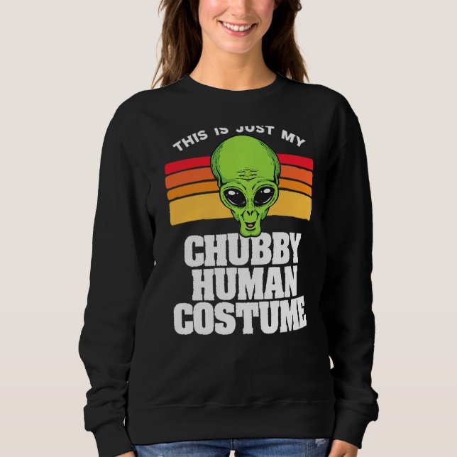 Det här är bara mitt Knubbig Human Costume Funny C T Shirt (Framsida)