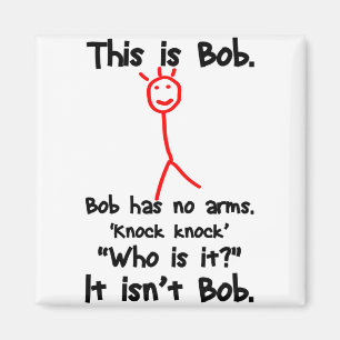 Det här är Bob - Knock Knock Jokes - Bob Jokes M Magnet