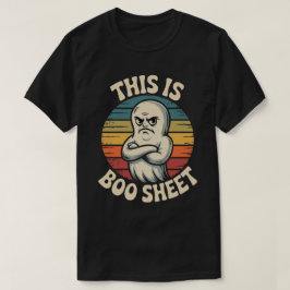 Det här är Boo-ark | Rolig Retro Spök Halloween T Shirt