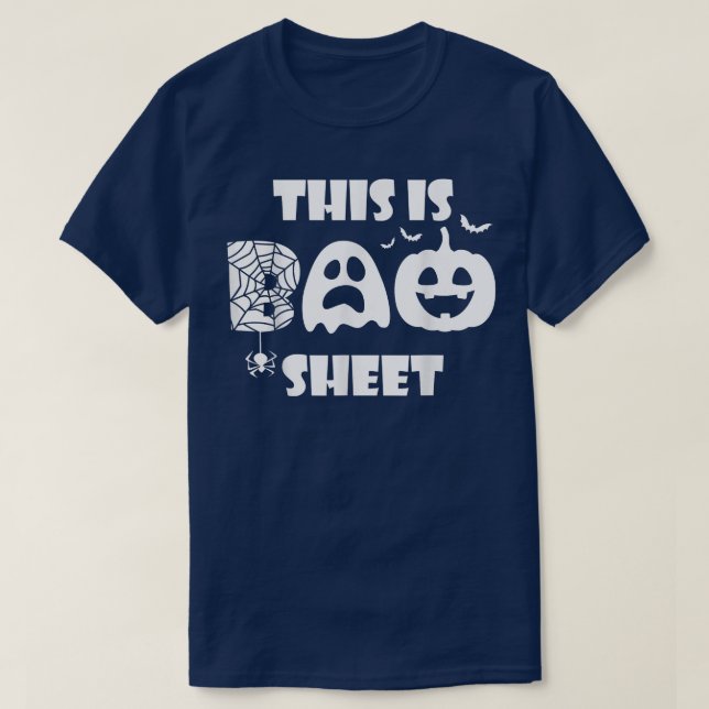 Det här är Boo Lakan Cute Adsible Boo Lycklig Hall T Shirt (Design framsida)